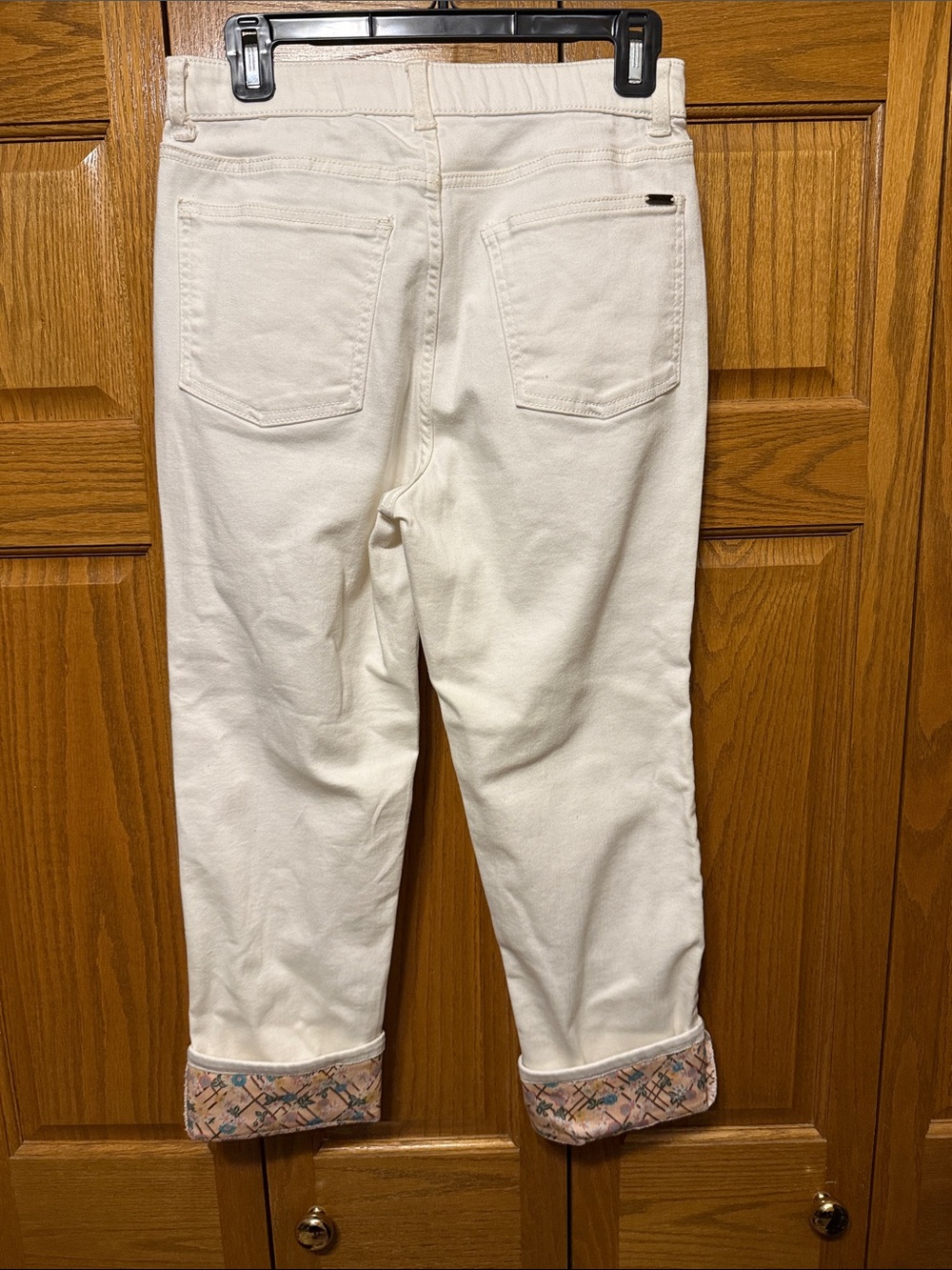 Matilda Jane White Cropped Ankle Jeans-Size:6